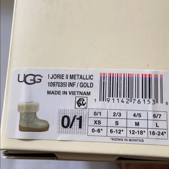 UGGS Jorie metallic boots - Picture 3 of 10